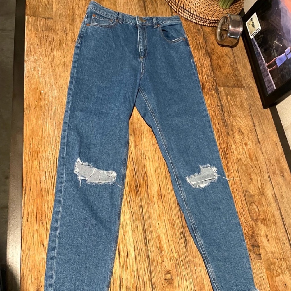 ASOS DENIM Distressed with frayed hem